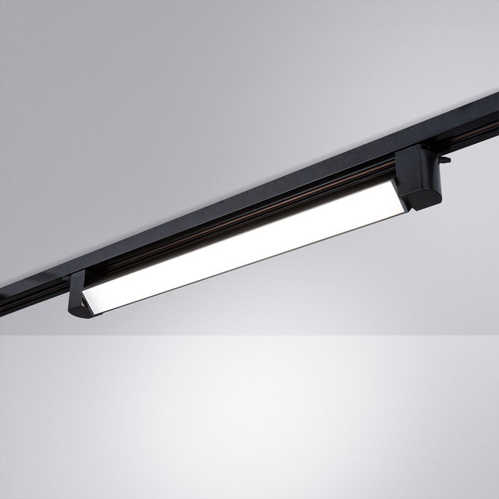 Трековый светильник Lineetta черного цвета - купить Трековые светильники по цене 2890.0