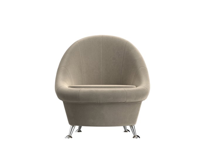 Кресло Амелия бежевого цвета - купить Интерьерные кресла по цене 18999.0