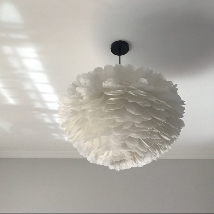 Люстра FEATHERS D60 Gray - купить Подвесные люстры по цене 42380.0