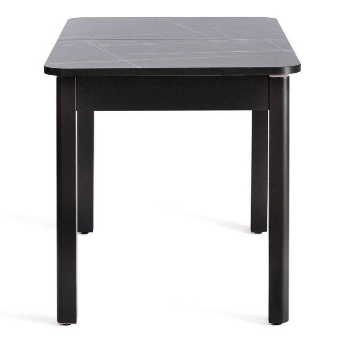 Раздвижной обеденный стол Aligery черного цвета - купить Обеденные столы по цене 20250.0