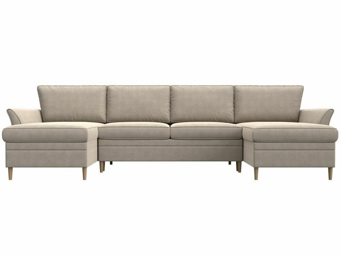 Угловой диван-кровать София бежевого цвета - купить Угловые диваны по цене 71999.0