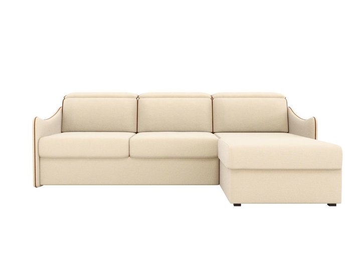 Угловой диван-кровать Скарлетт бежевого цвета - купить Угловые диваны по цене 44990.0