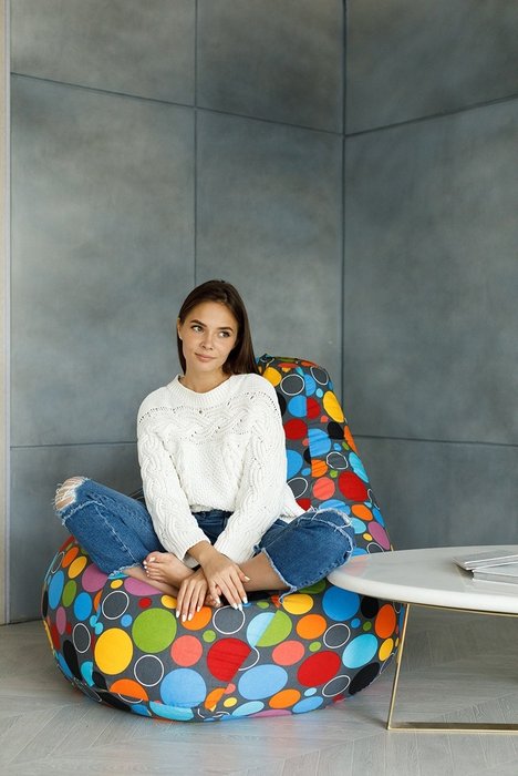 Кресло-мешок Груша 3XL Пузырьки - лучшие Бескаркасная мебель в INMYROOM