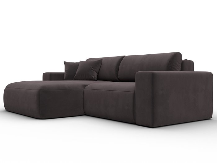 Угловой диван-кровать Лига 036 Классик коричневого цвета левый угол - лучшие Угловые диваны в INMYROOM Угловой диван-кровать Лига 036 Классик коричневого цвета левый угол - лучшие Угловые диваны в INMYROOM