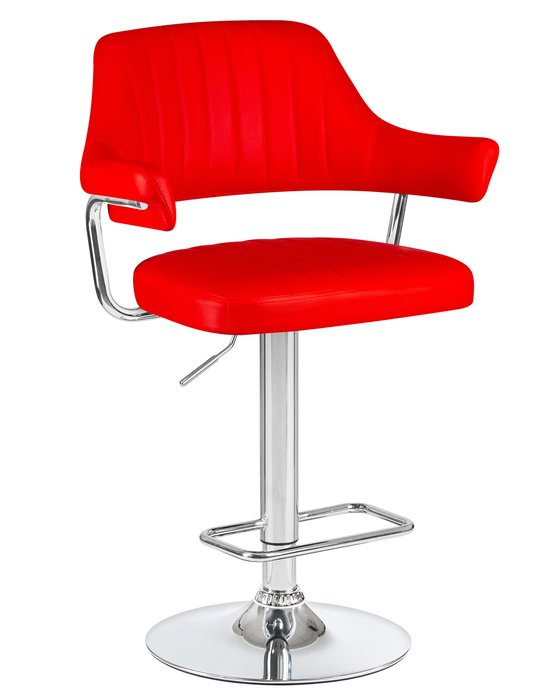 Стул барный Charly красного цвета - купить Барные стулья по цене 8940.0
