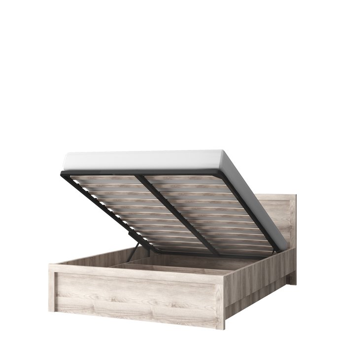 Кровать Jazz 140х200 бежевого цвета с подъемным механизмом - купить Кровати для спальни по цене 38299 Кровать Jazz 140х200 бежевого цвета с подъемным механизмом - купить Кровати для спальни по цене 38299