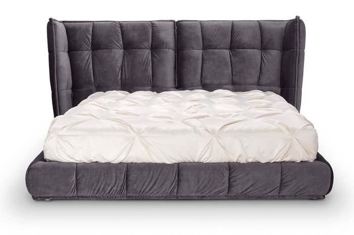 Кровать Cooper с обивкой из вельвета и бархата 200х200  - лучшие Кровати для спальни в INMYROOM