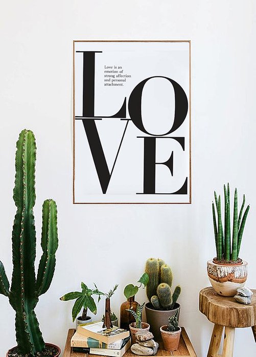 Постер "Love is Love" А4 - купить Принты по цене 2000.0