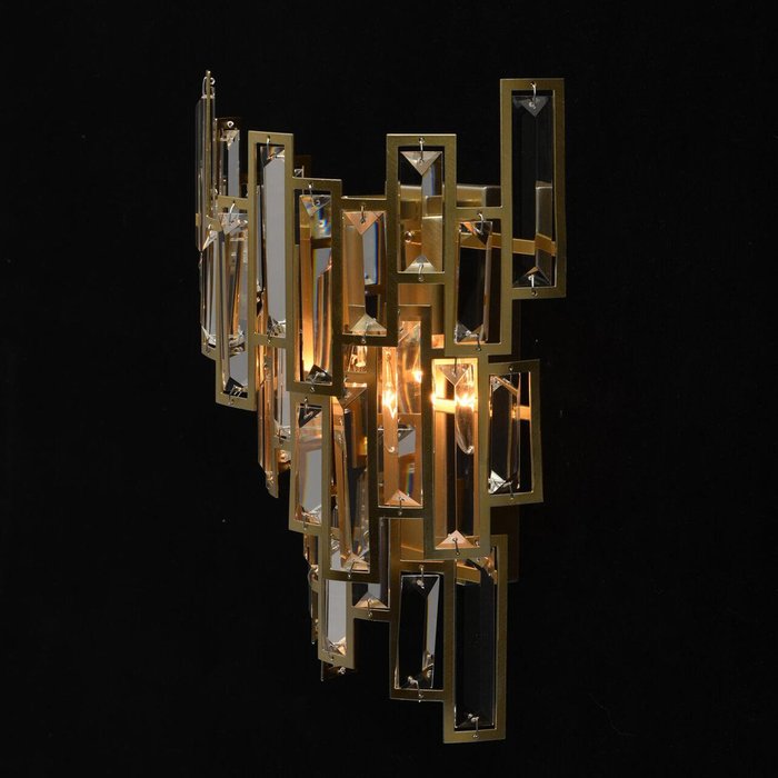 Настенный светильник Монарх янтарного цвета - купить Бра и настенные светильники по цене 10020.0