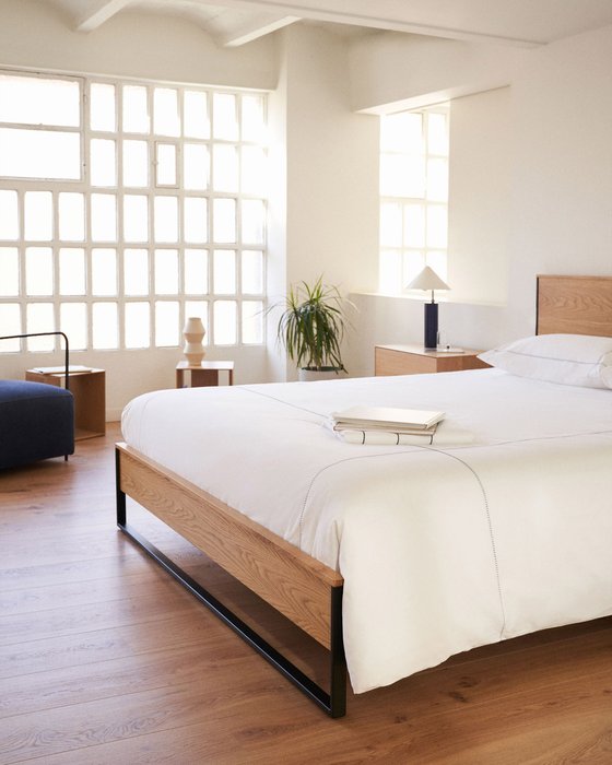 Кровать Taiana 160х200 бежевого цвета - лучшие Кровати для спальни в INMYROOM