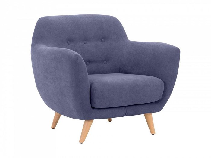 Кресло Loa сиреневого цвета - купить Интерьерные кресла по цене 40860.0