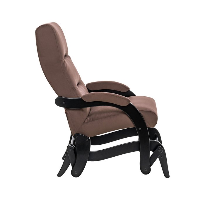 Кресло-маятник Дэми коричневого цвета - лучшие Интерьерные кресла в INMYROOM
