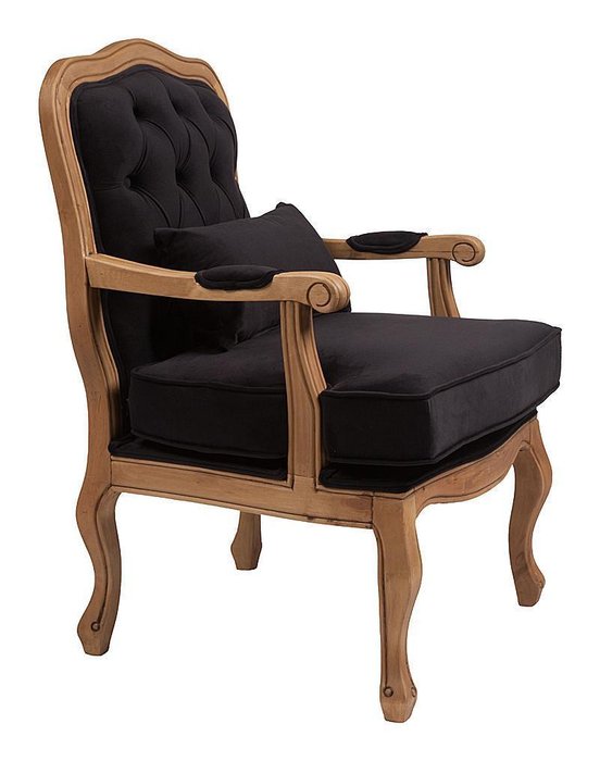 Кресло Belladonna Черный Вельвет - лучшие Интерьерные кресла в INMYROOM