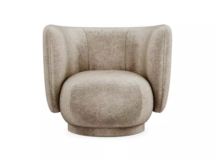 Кресло Lucca темно-бежевого цвета - купить Интерьерные кресла по цене 52000 Кресло Lucca темно-бежевого цвета - купить Интерьерные кресла по цене 52000