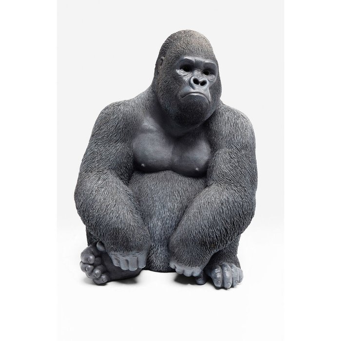 Статуэтка Gorilla серого цвета