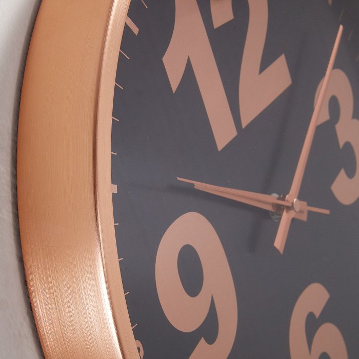  Часы настенные Acanem металлические медного цвета - купить Часы по цене 4190.0