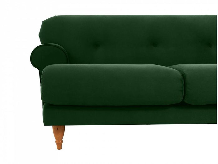 Диван Italia темно-зеленого цвета - лучшие Прямые диваны в INMYROOM