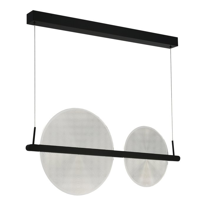 Светильник подвесной ST-Luce Черный/Прозрачный LED 1*24W 4000K SPLENDID - купить Подвесные светильники по цене 25990.0