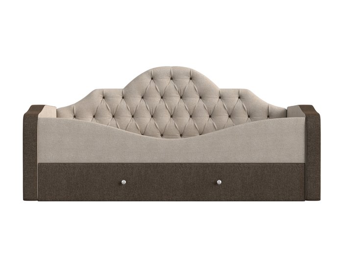 Детская кровать Скаут 72х160 бежево-коричневого цвета  - купить Одноярусные кроватки по цене 36990.0