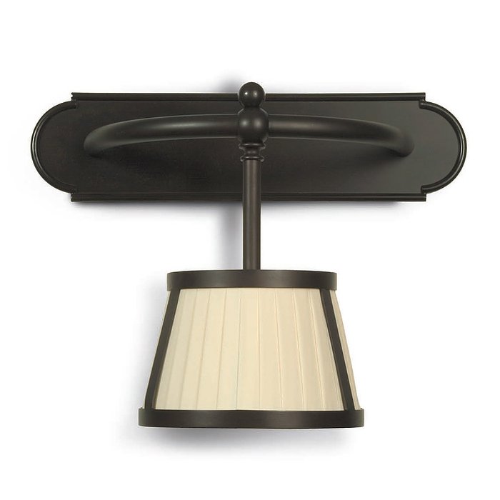 Настенный светильник Zonca с текстильным плиссированным абажуром