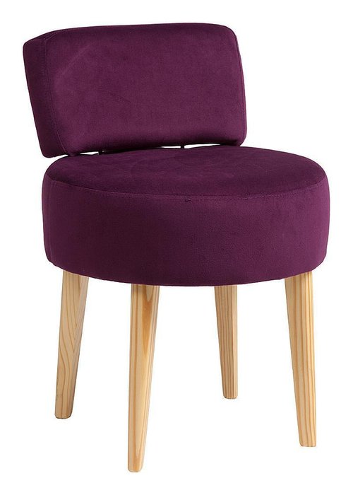Стул Lordinio с мягкой обивкой фиолетового цвета - купить Обеденные стулья по цене 19000.0