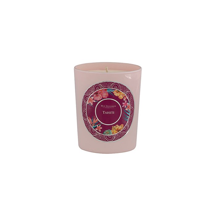 Ароматическая свеча Tahiti розового цвета