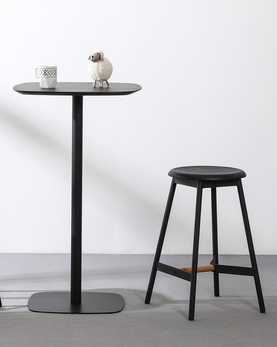 Стол барный Form черного цвета - лучшие Барные столы в INMYROOM