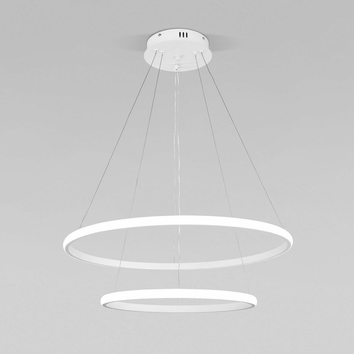 Подвесной светодиодный светильник Collars белого цвета - купить Подвесные светильники по цене 14800.0