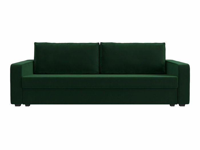 Диван-кровать Лига 009 темно-зеленого цвета - купить Прямые диваны по цене 28999.0