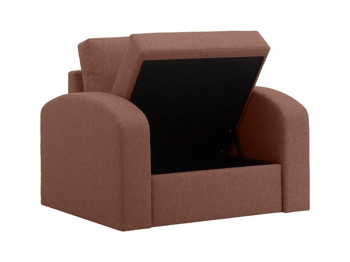 Кресло Peterhof коричневого цвета с ёмкостью для хранения - лучшие Интерьерные кресла в INMYROOM