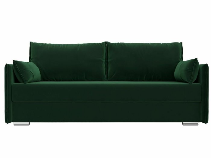 Прямой диван-кровать Сайгон зеленого цвета - купить Прямые диваны по цене 41999.0