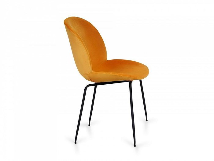 Стул Beetle желто-оранжевого цвета  - лучшие Обеденные стулья в INMYROOM