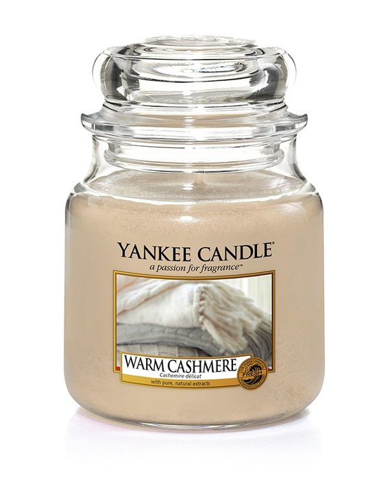 Ароматическая свеча Yankee Candle Warm Cashmere / Тёплый кашемир