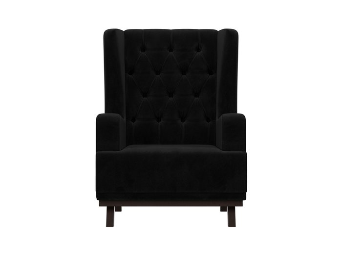 Кресло Джон Люкс черного цвета - купить Интерьерные кресла по цене 23999.0