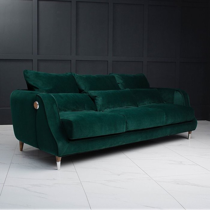 Диван Dante Plain зеленого цвета - купить Прямые диваны по цене 135000.0