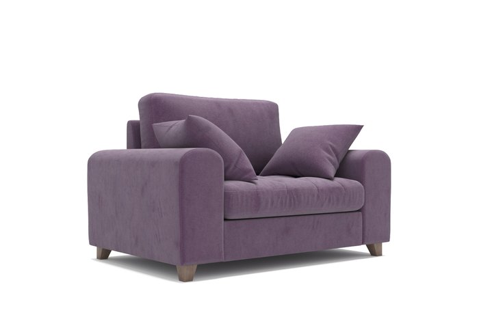  Широкое кресло Vittorio MT фиолетовое - купить Интерьерные кресла по цене 38900.0
