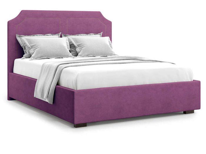 Кровать Lago без подъемного механизма 160х200 фиолетового цвета