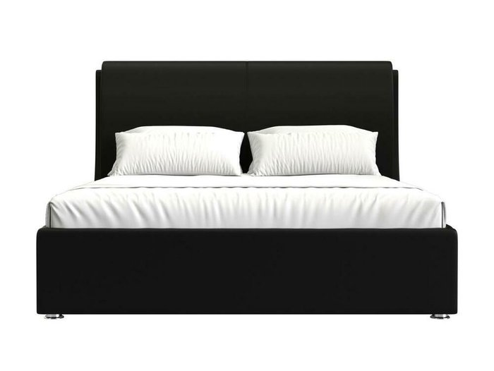 Кровать Принцесса 180х200 черного цвета с подъемным механизмом (черного) - купить Кровати для спальни по цене 89999.0