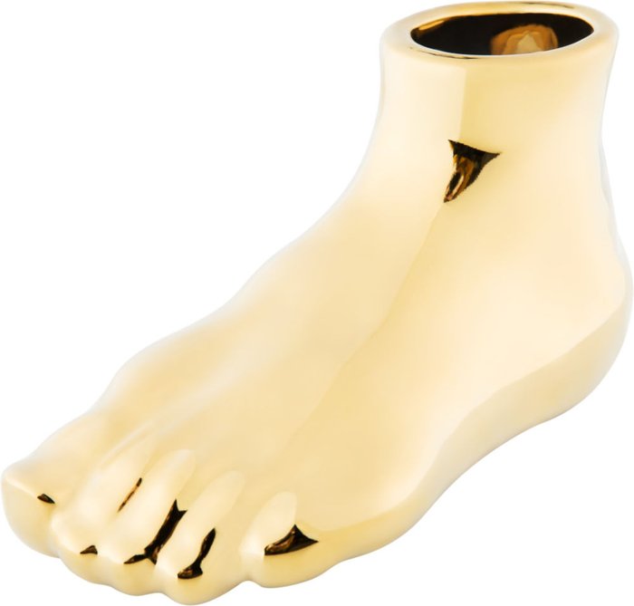 Декор из керамики Feet gold