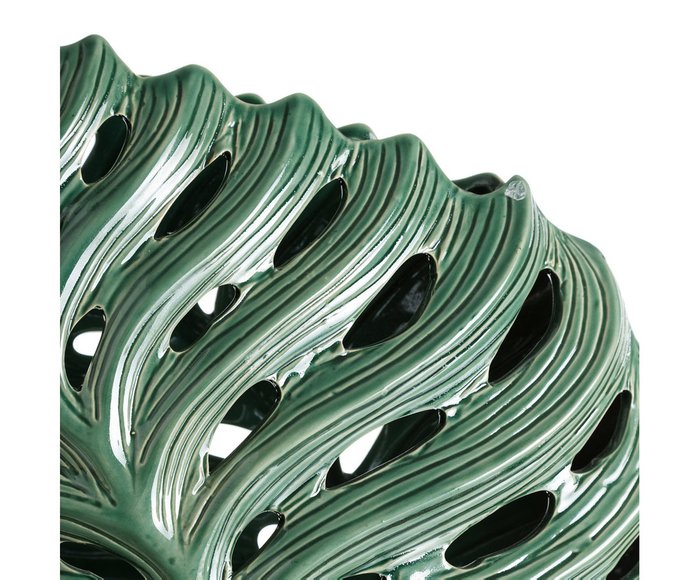 Ваза керамическая зеленая - купить Вазы  по цене 5800.0