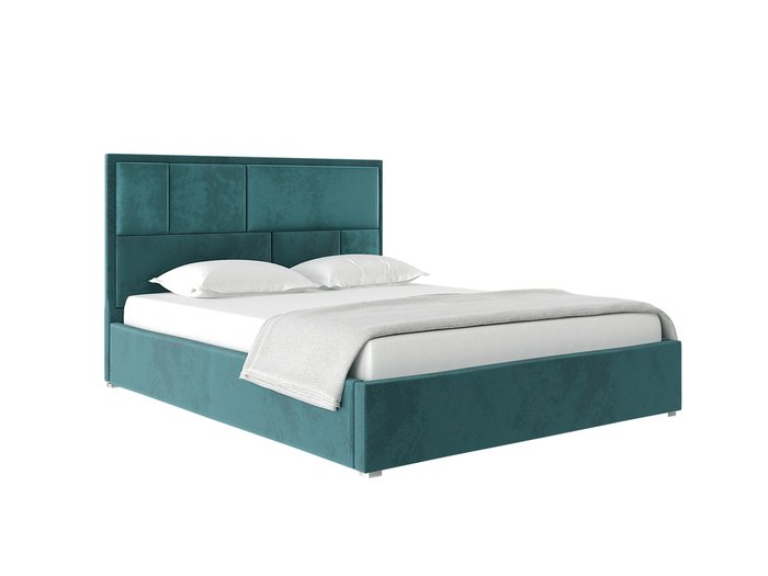 Кровать с подъемным механизмом Madison 160х200 бирюзового цвета