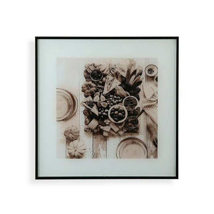 Картина Стеклянный полистирол 2 x 30 x 30 cm Закуска