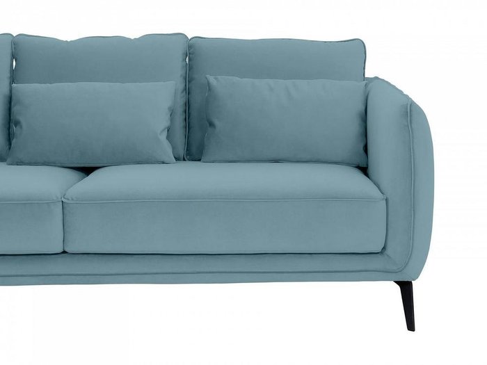 Диван Amsterdam голубого цвета - лучшие Прямые диваны в INMYROOM