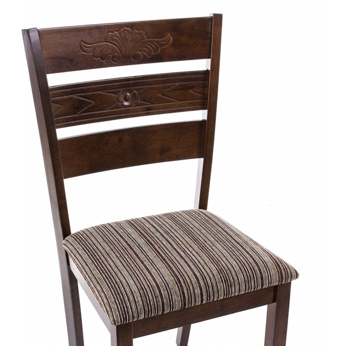 Стул Simol коричневого цвета - лучшие Обеденные стулья в INMYROOM
