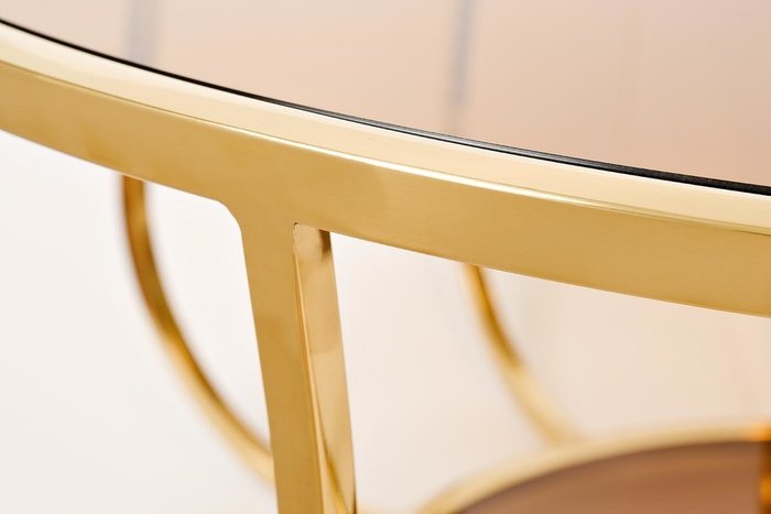 Журнальный столик Elegant со стеклянной столешницей - лучшие Журнальные столики в INMYROOM