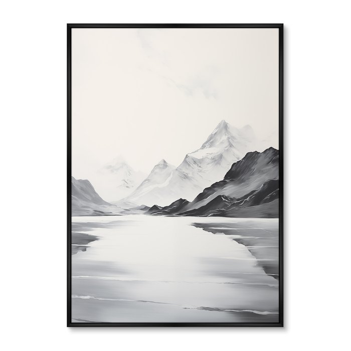 Набор из двух репродукций картин Landscape collection, Reflection, 2024г. - лучшие Картины в INMYROOM