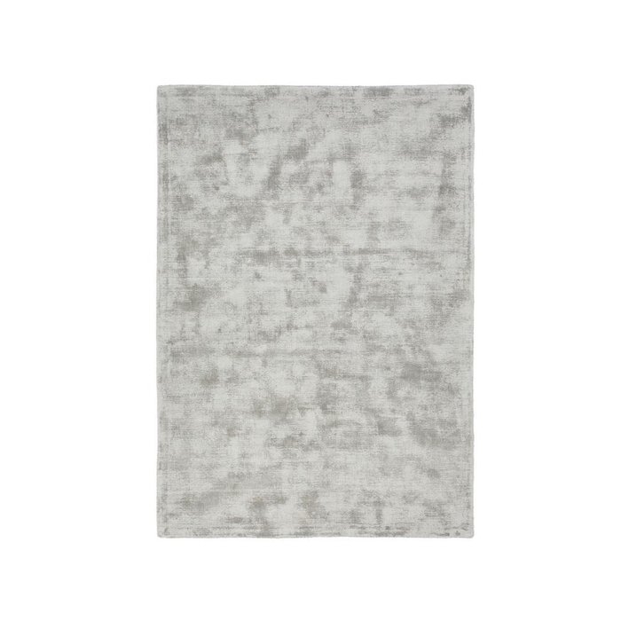 Ковер Izri с эффектом старины из вискозы серого цвета 120x170 Ковер Izri с эффектом старины из вискозы серого цвета 120x170