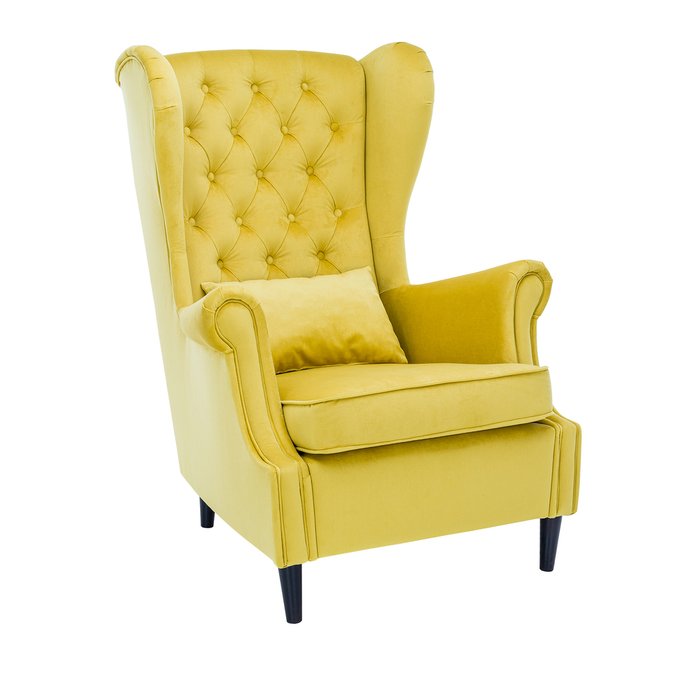 Кресло Винтаж желтого цвета