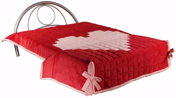 Диван-кровать детский Верона красного цвета - лучшие Прямые диваны в INMYROOM