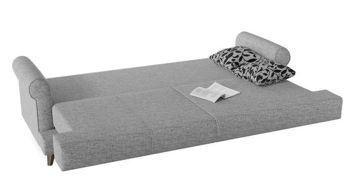Диван-кровать Мирта Милфорд серого цвета - лучшие Прямые диваны в INMYROOM
